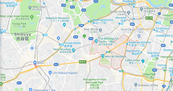 Roppongi map