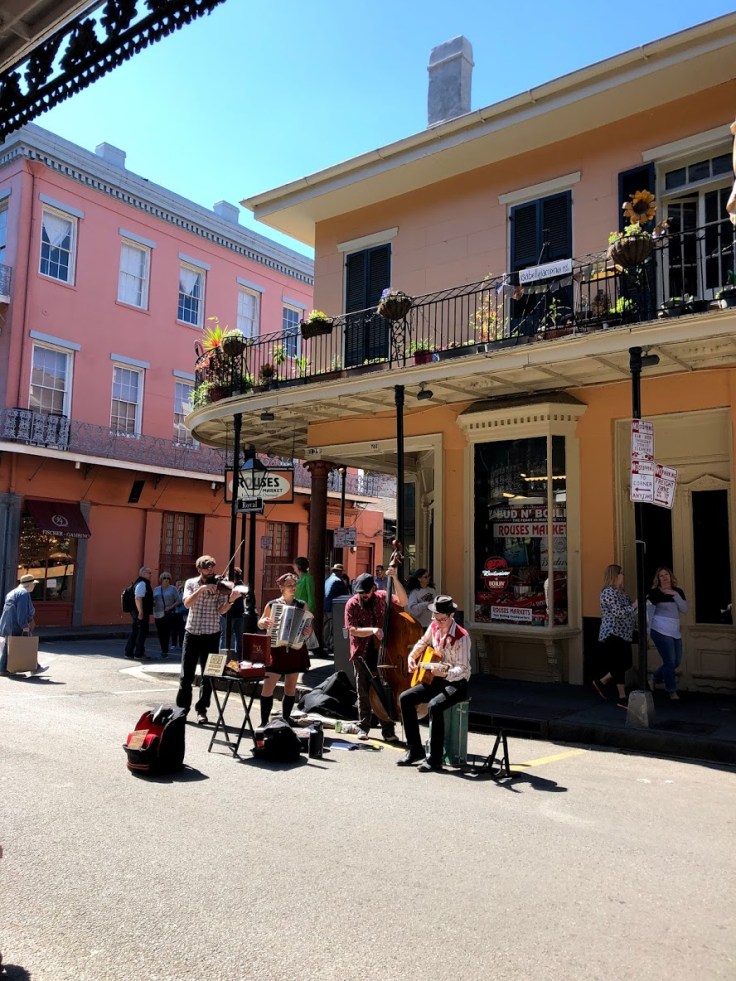 Live music on Bourbon Street