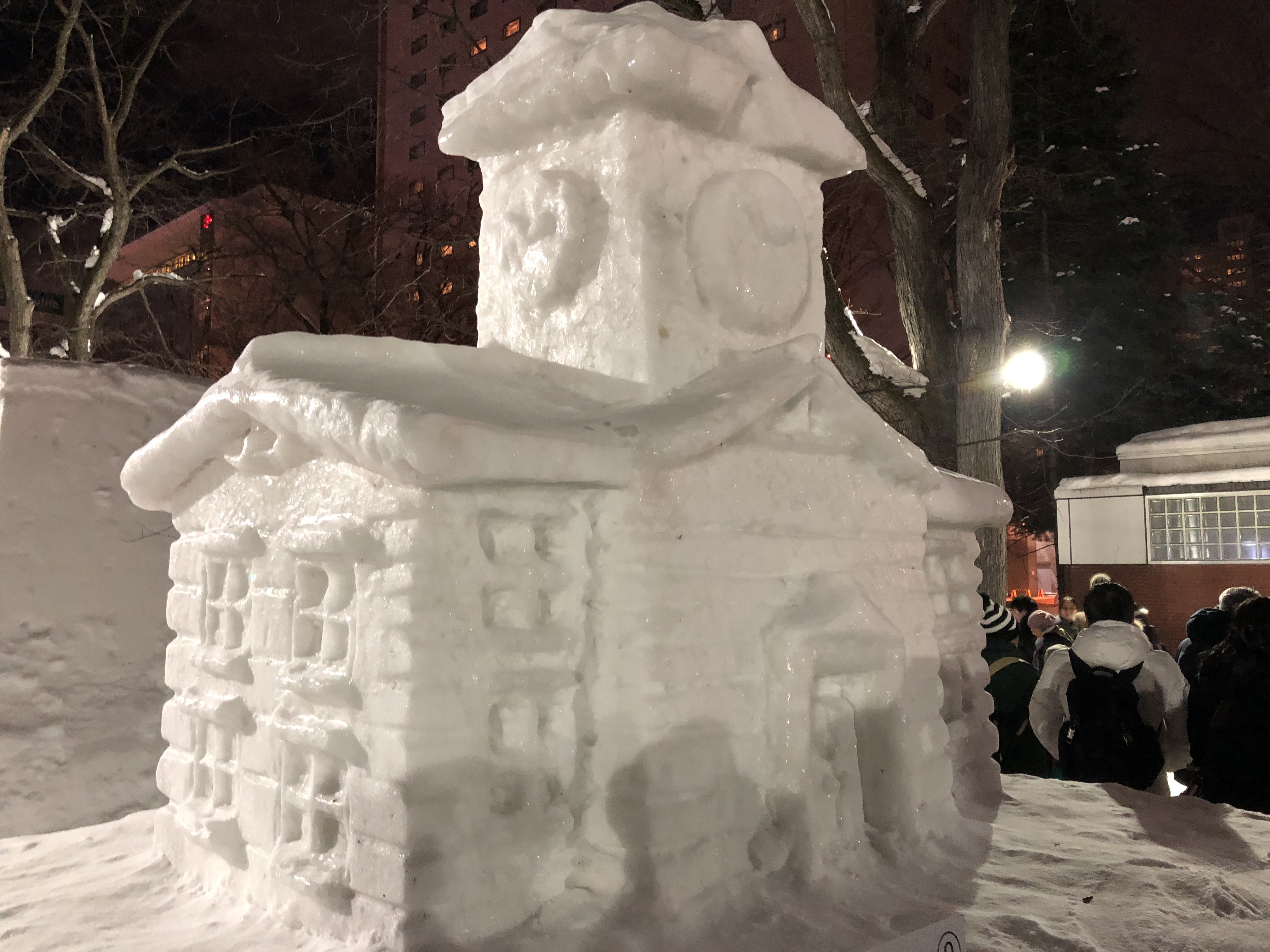 Sapporo ice clock tower, Citizens' Snow Sculptures
