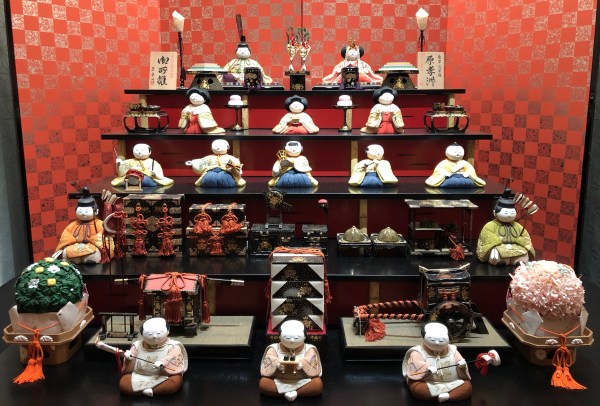 Hinaningyō in display all'hotel Gajoen (Meguro)