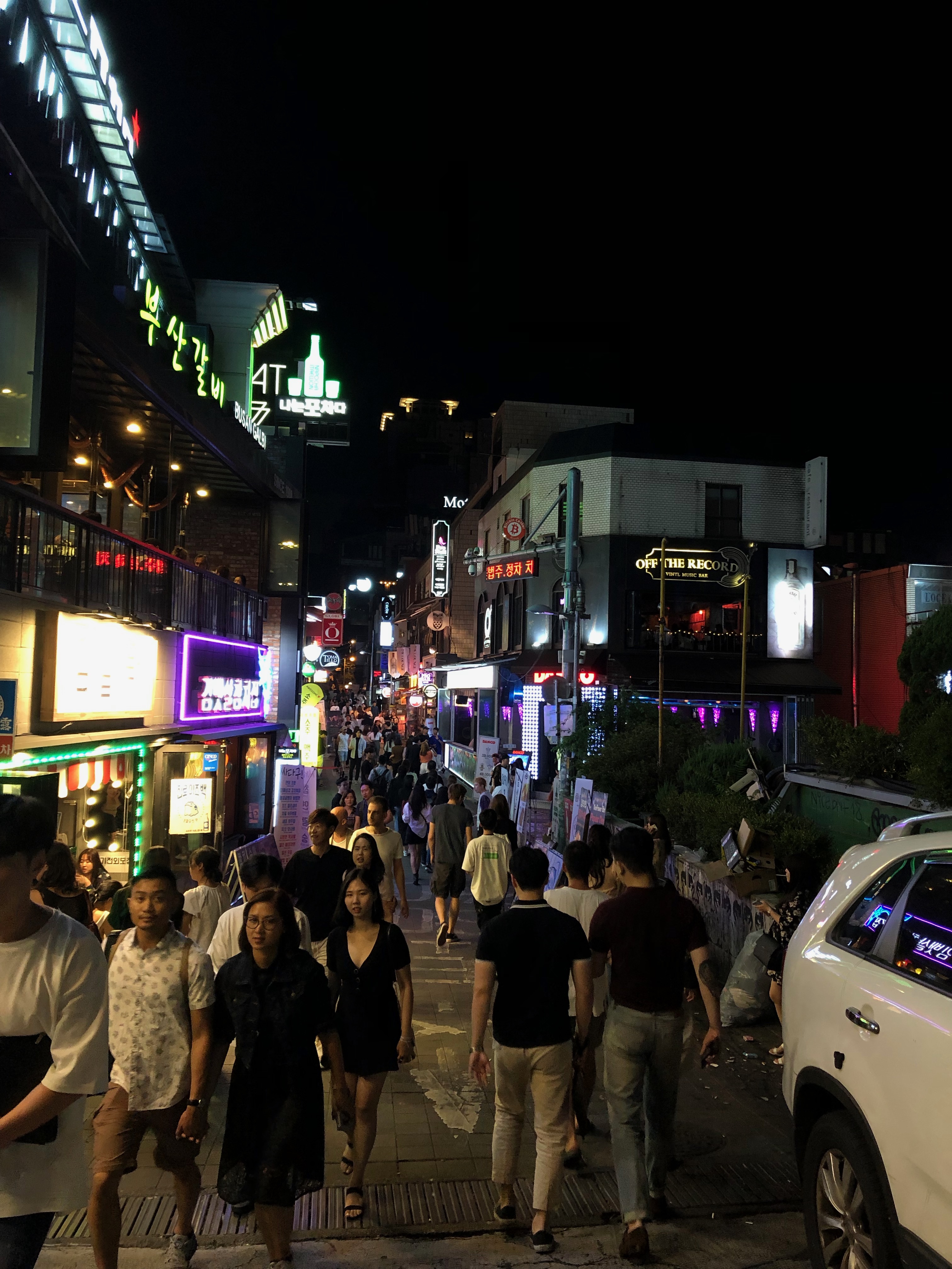 Itaewon at night